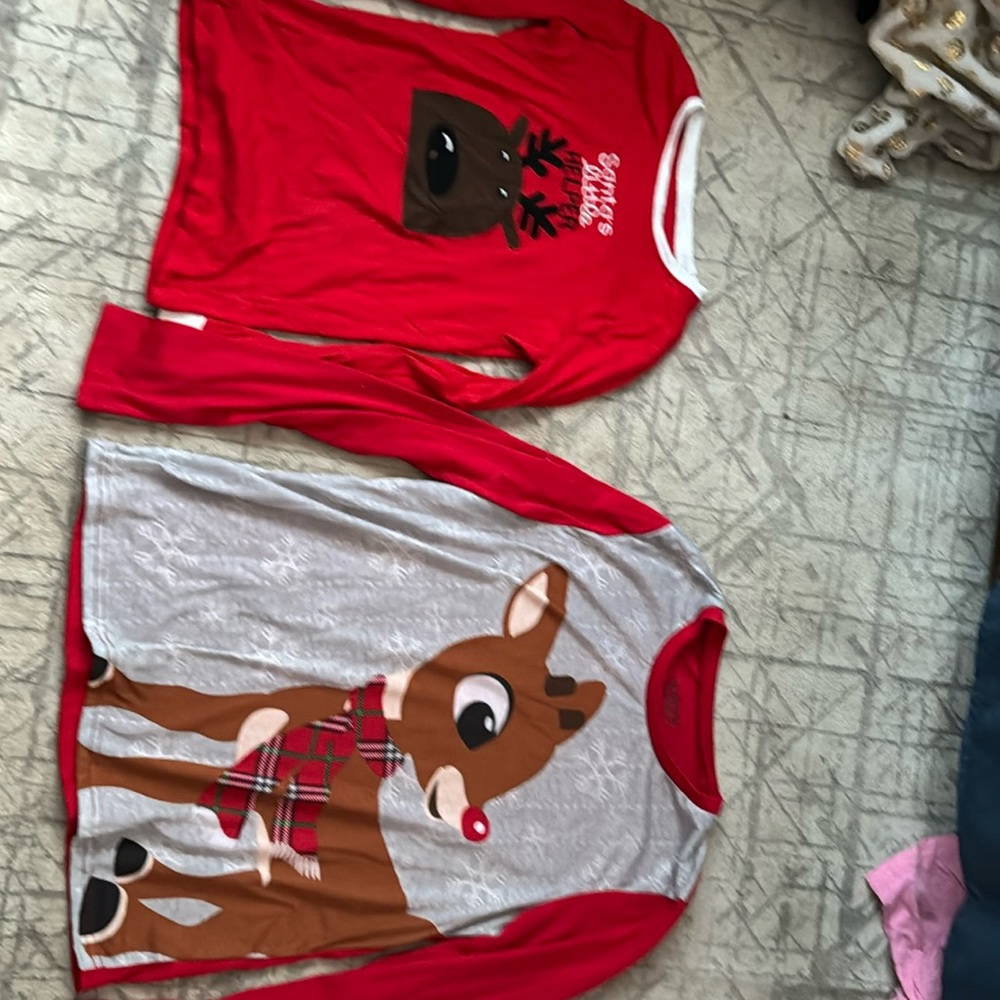 pajama shirt christmas bundle size medium